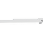Witte LED-lichtlijn voor 3-fasen: 120 cm lineaire armatuur met zij-eindstuk