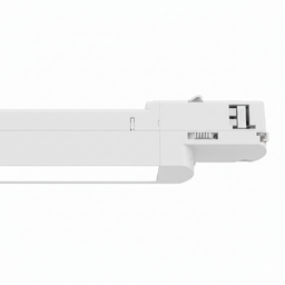 Witte 3-fase LED-lichtlijn (120 cm) met connector en montageklemmen aan het uiteinde