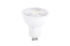 LED-lichtbron GU10 met glazen kap en metalen pinnen
