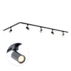 Focus III 300cm 5 Spots L GU10-Schienensystem Schwarz