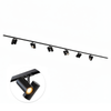 Schienenbeleuchtungsset 400cm, 6 Viror Duo-Strahler GU10, Schwarz