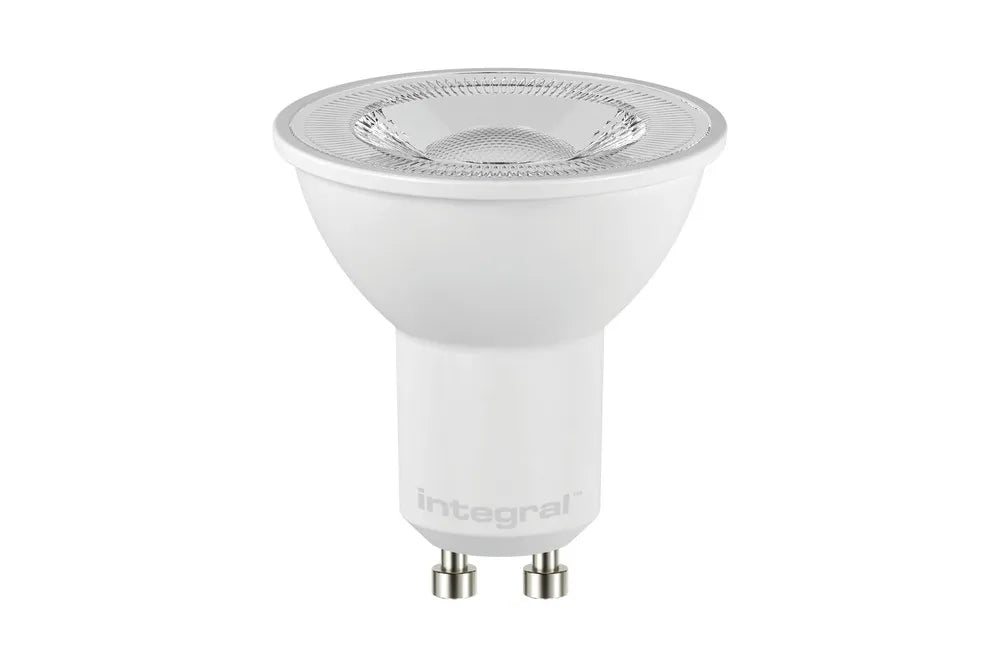 LED-lichtbron GU10 in matte behuizing met twee pennen; warmwit 3000K