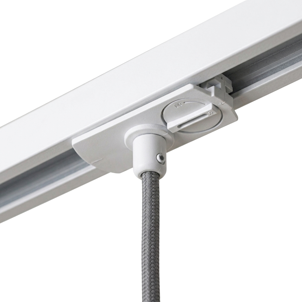 1-Phasen-Hängelampenadapter – Weiß