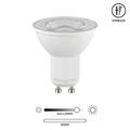 LED-lichtbron GU10 met warmwit licht, dimbaar; 540 lumen, 3000K