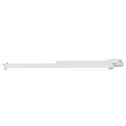 Witte lineaire LED-balk van 65 cm met hoekige eindkap en 3-fase connector