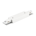 Witte 1-fase middenvoeding met schroefbevestiging en aansluitklemmen