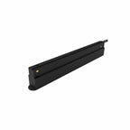 Zwarte LED-driver voor magnetische railverlichting, rechthoekige behuizing