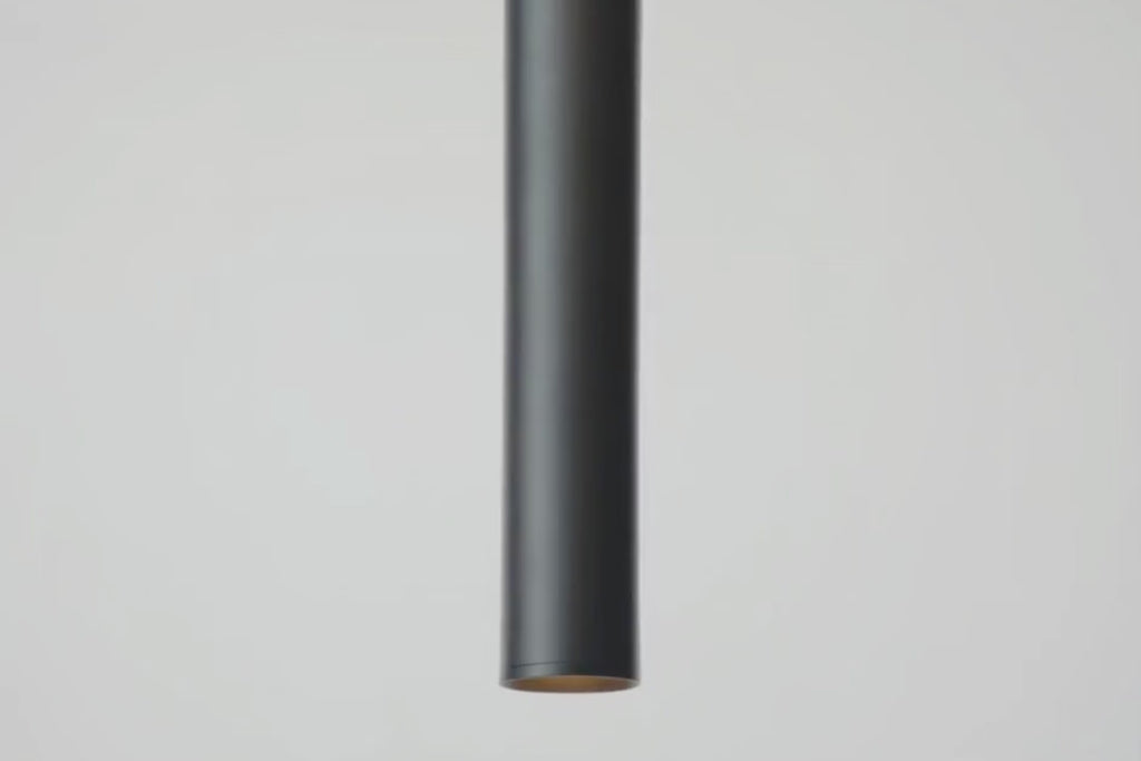 Focus Tube Hängeleuchte für 1-Phasen-Schiene – GU10 – Schwarz – Schienenbeleuchtung